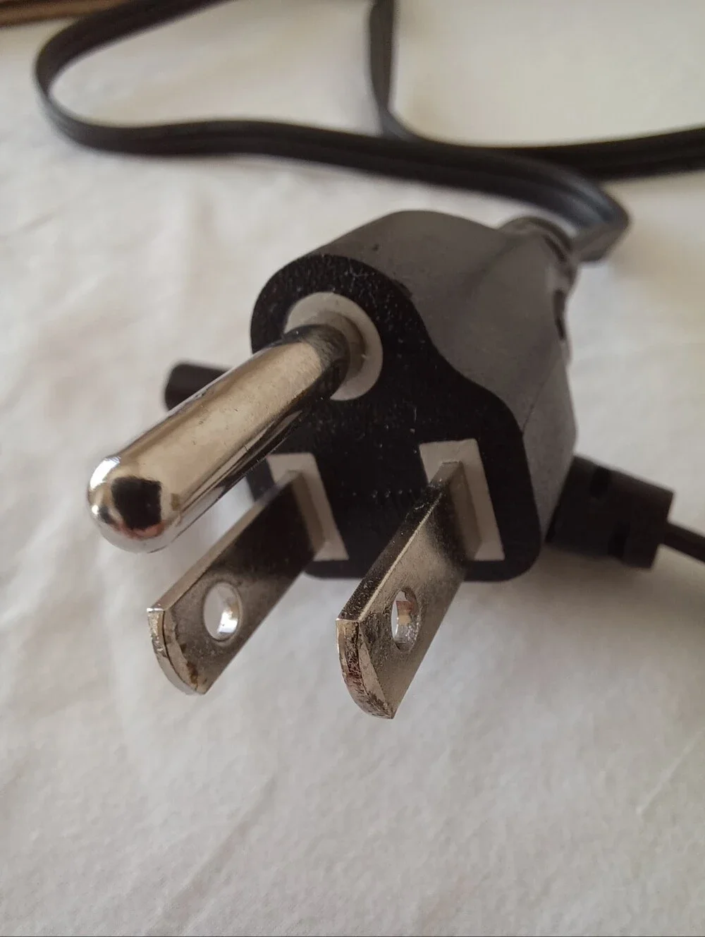 AC Power Cord Cable for Printer Laptop Notebook TV 110V 3 Prong Black 3 ft NWOT